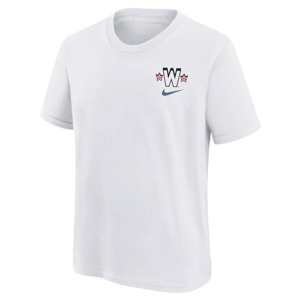Washington Nationals Nike Youth 2025 City Connect T-Shirt - White - Nike on Sale
