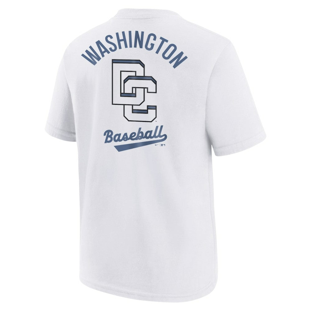 Washington Nationals Nike Youth 2025 City Connect T-Shirt - White - Nike on Sale