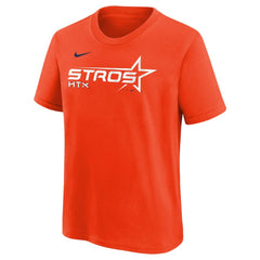 Houston Astros Nike Youth 2025 City Connect Wordmark T-Shirt - Orange - Nike Discount