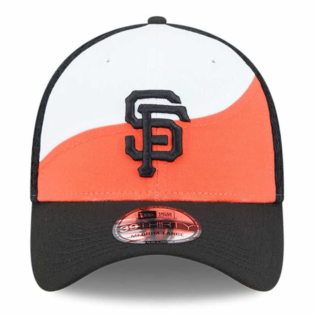 San Francisco Giants New Era 2025 Spring Training 39THIRTY Flex Hat - Orange/Black - New Era Sale