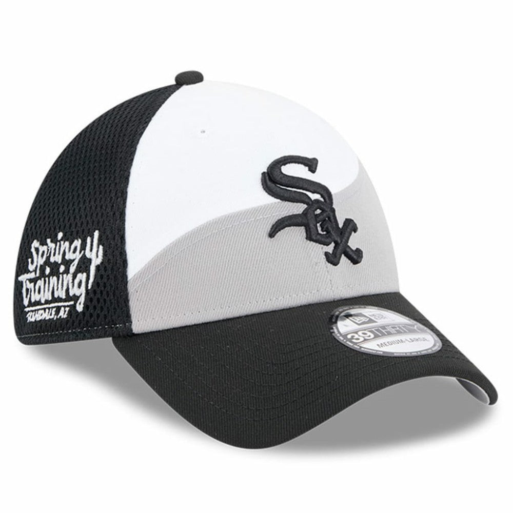 Chicago White Sox New Era 2025 Spring Training 39THIRTY Flex Hat - Gray/Black - New Era Discount