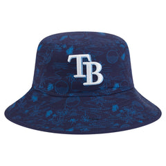Tampa Bay Rays New Era 2025 Spring Training All Over Print Bucket Hat - Navy - New Era Online
