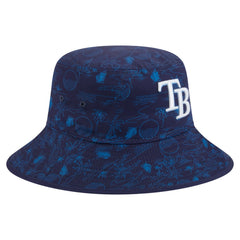 Tampa Bay Rays New Era 2025 Spring Training All Over Print Bucket Hat - Navy - New Era Online