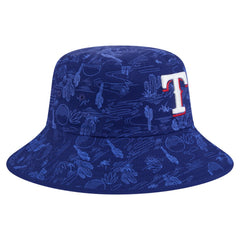 Texas Rangers New Era 2025 Spring Training All Over Print Bucket Hat - Dark Blue - New Era Online
