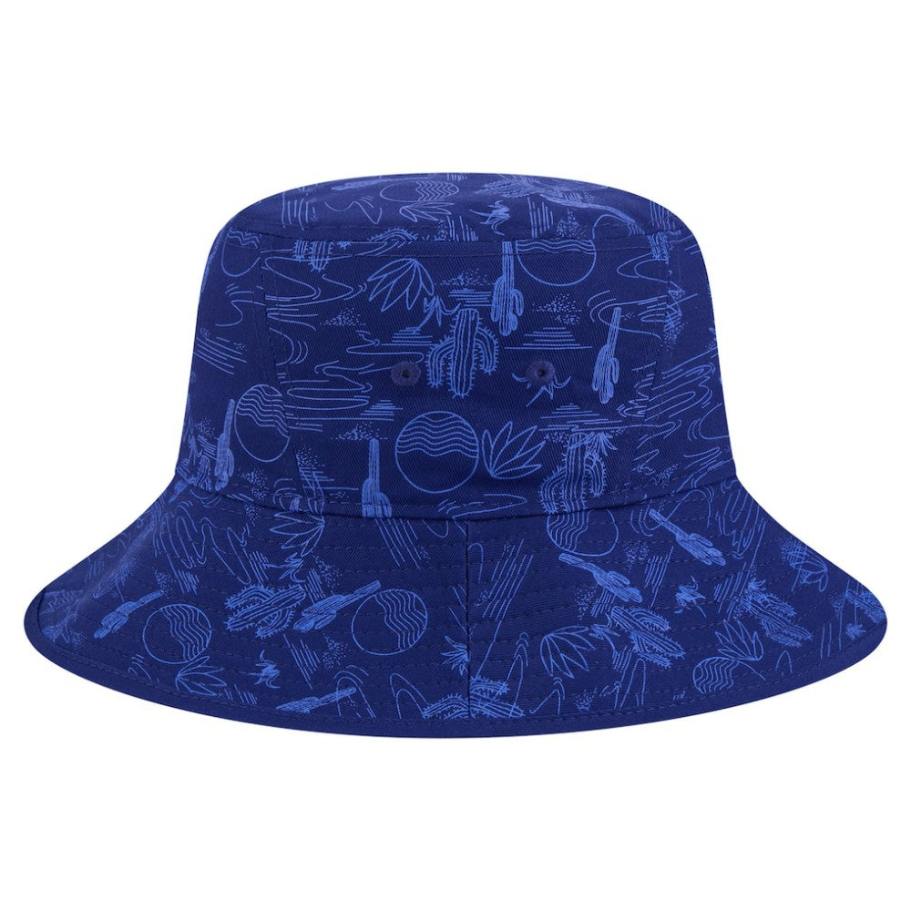 Texas Rangers New Era 2025 Spring Training All Over Print Bucket Hat - Dark Blue - New Era Online