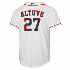Jose Altuve Houston Astros Nike Youth Home Replica Player Jersey - White - Nike on Sale