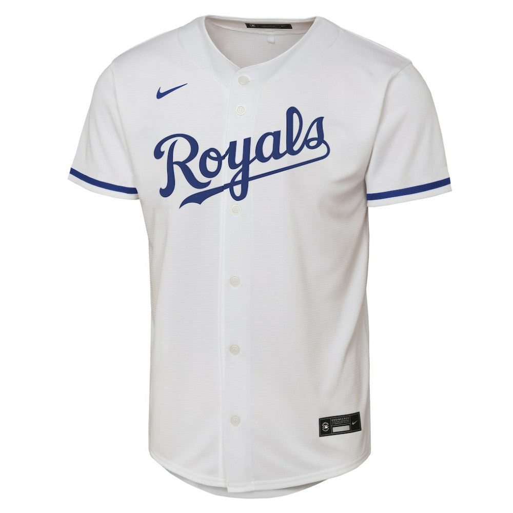 Bobby Witt Jr. Kansas City Royals Nike Youth Home Replica Player Jersey - White - Nike Lifestyle