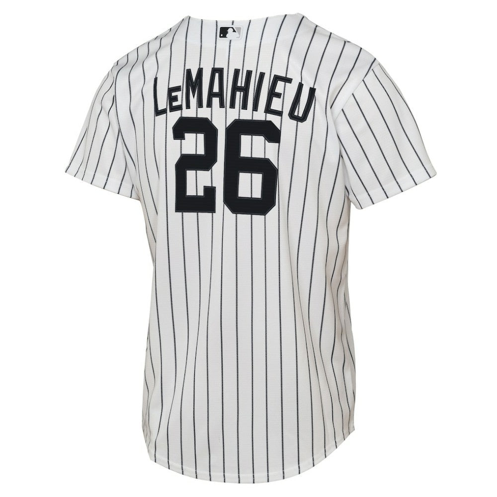 DJ LeMahieu New York Yankees Nike Youth Home Replica Player Jersey - White - Nike on Sale