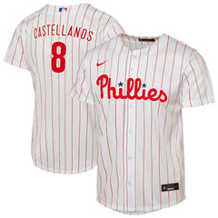 Nick Castellanos Philadelphia Phillies Nike Youth Home Replica Player Jersey - White - Nike Discount