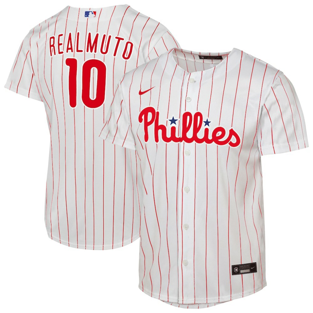J.T. Realmuto Philadelphia Phillies Nike Youth Home Replica Player Jersey - White - Nike Discount