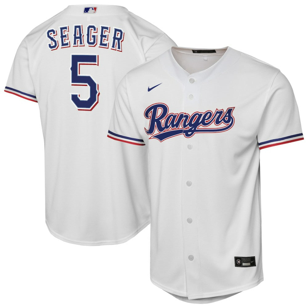 Corey Seager Texas Rangers Nike Youth Home Replica Player Jersey - White - Nike Lifestyle