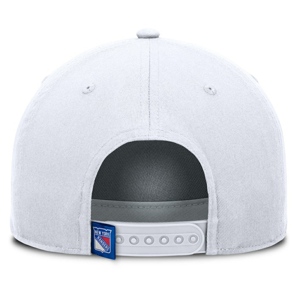 New York Rangers Fanatics Rope A-Frame Adjustable Hat - White - NHL 201922906
