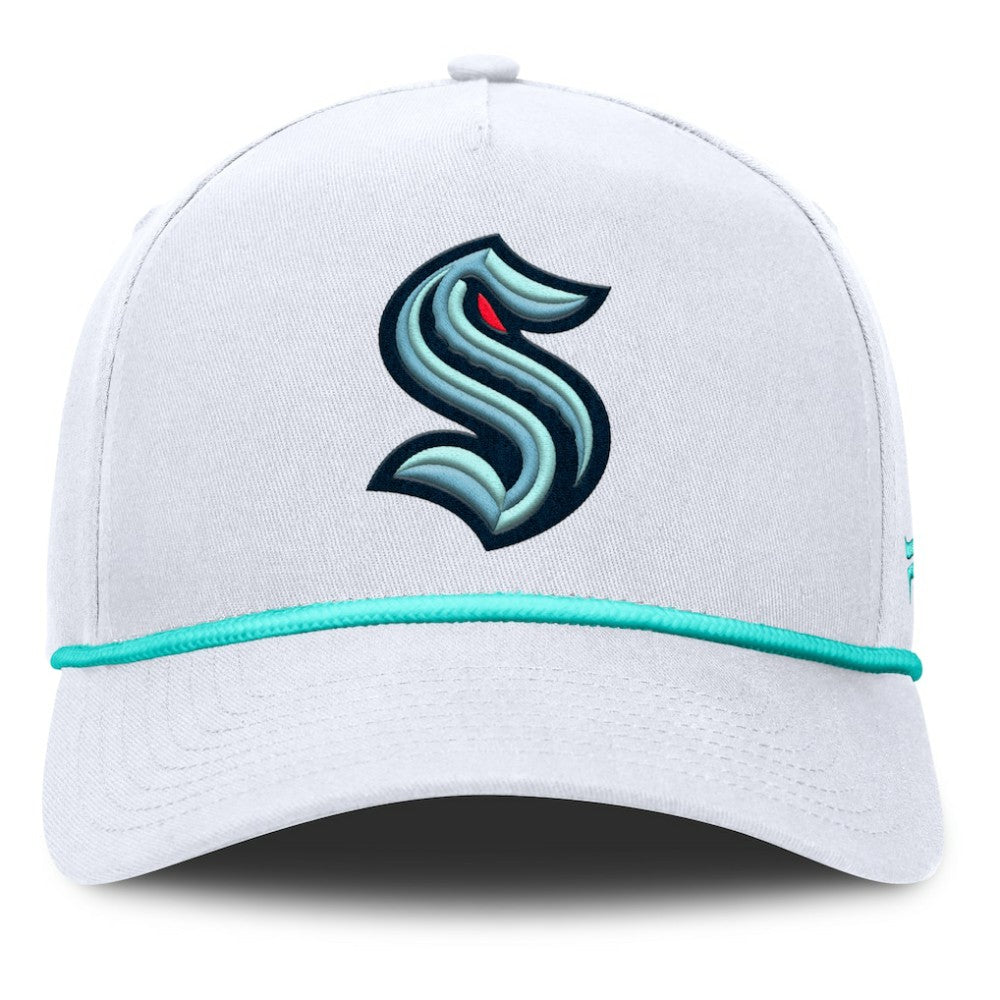 Seattle Kraken Fanatics Rope A-Frame Adjustable Hat - White - NHL 201922921
