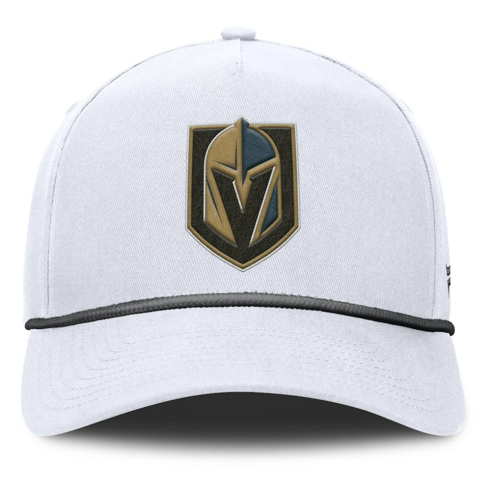 Vegas Golden Knights Fanatics Rope A-Frame Adjustable Hat - White - NHL 201922930