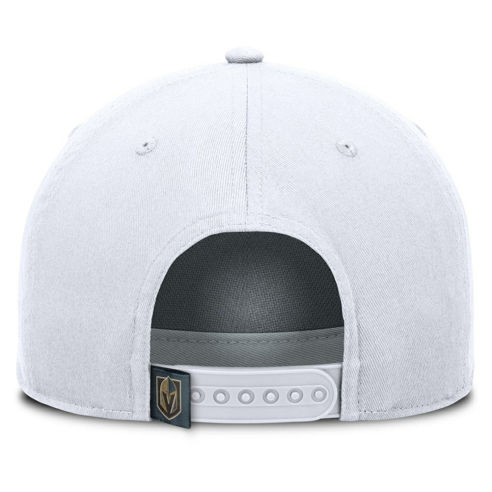 Vegas Golden Knights Fanatics Rope A-Frame Adjustable Hat - White - NHL 201922930