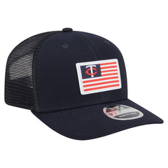 Minnesota Twins New Era Flag 9SEVENTY Stretch-Snap Hat - Navy - New Era Online