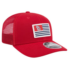 St. Louis Cardinals New Era Flag 9SEVENTY Stretch-Snap Hat - Red - New Era Discount