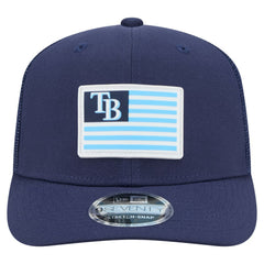 Tampa Bay Rays New Era Flag 9SEVENTY Stretch-Snap Hat - Navy - New Era Sale