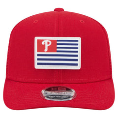 Philadelphia Phillies New Era Flag 9SEVENTY Stretch-Snap Hat - Red - New Era on Sale