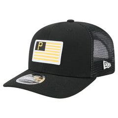 Pittsburgh Pirates New Era Flag 9SEVENTY Stretch-Snap Hat - Black - New Era Lifestyle