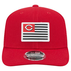 Cincinnati Reds New Era Flag 9SEVENTY Stretch-Snap Hat - Red - New Era Online