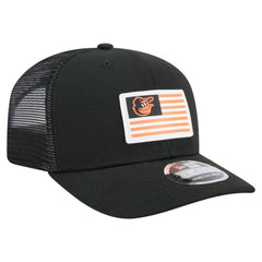 Baltimore Orioles New Era Flag 9SEVENTY Stretch-Snap Hat - Black - New Era Discount