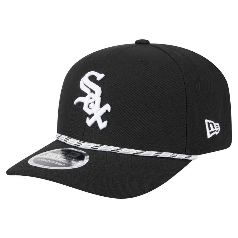 Chicago White Sox New Era Multi-Rope 9SEVENTY Stretch-Snap Hat - Black - New Era on Sale