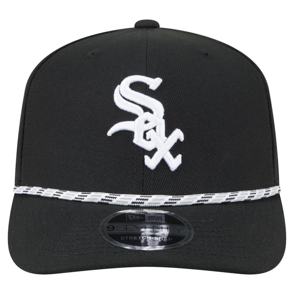 Chicago White Sox New Era Multi-Rope 9SEVENTY Stretch-Snap Hat - Black - New Era on Sale