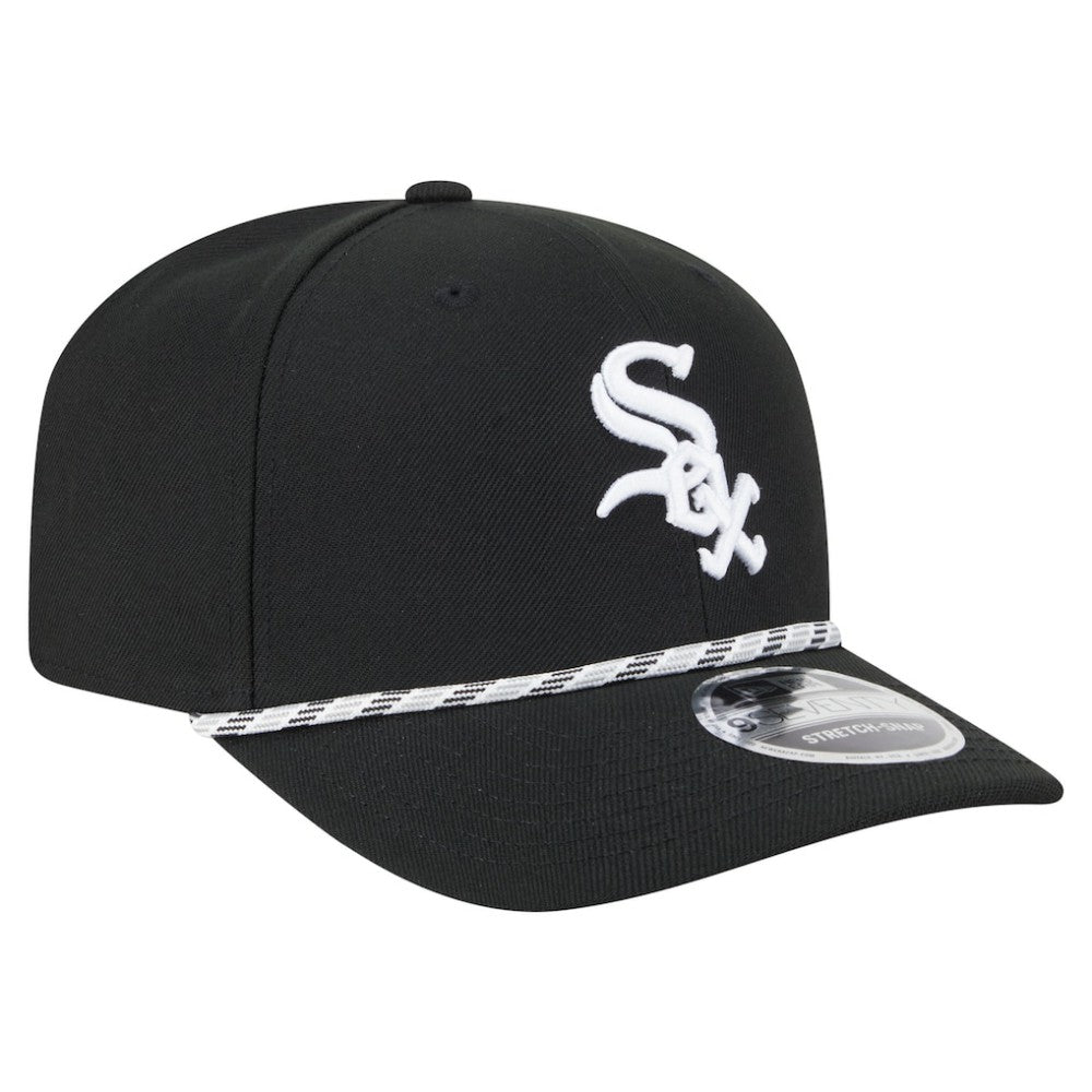 Chicago White Sox New Era Multi-Rope 9SEVENTY Stretch-Snap Hat - Black - New Era on Sale