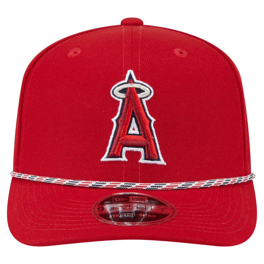 Los Angeles Angels New Era Multi-Rope 9SEVENTY Stretch-Snap Hat - Red - New Era Discount
