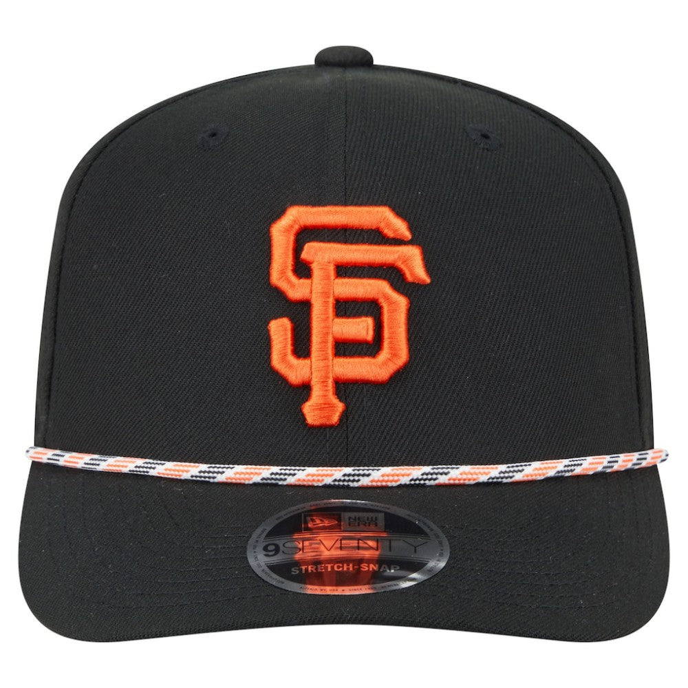 San Francisco Giants New Era Multi-Rope 9SEVENTY Stretch-Snap Hat - Black - New Era on Sale