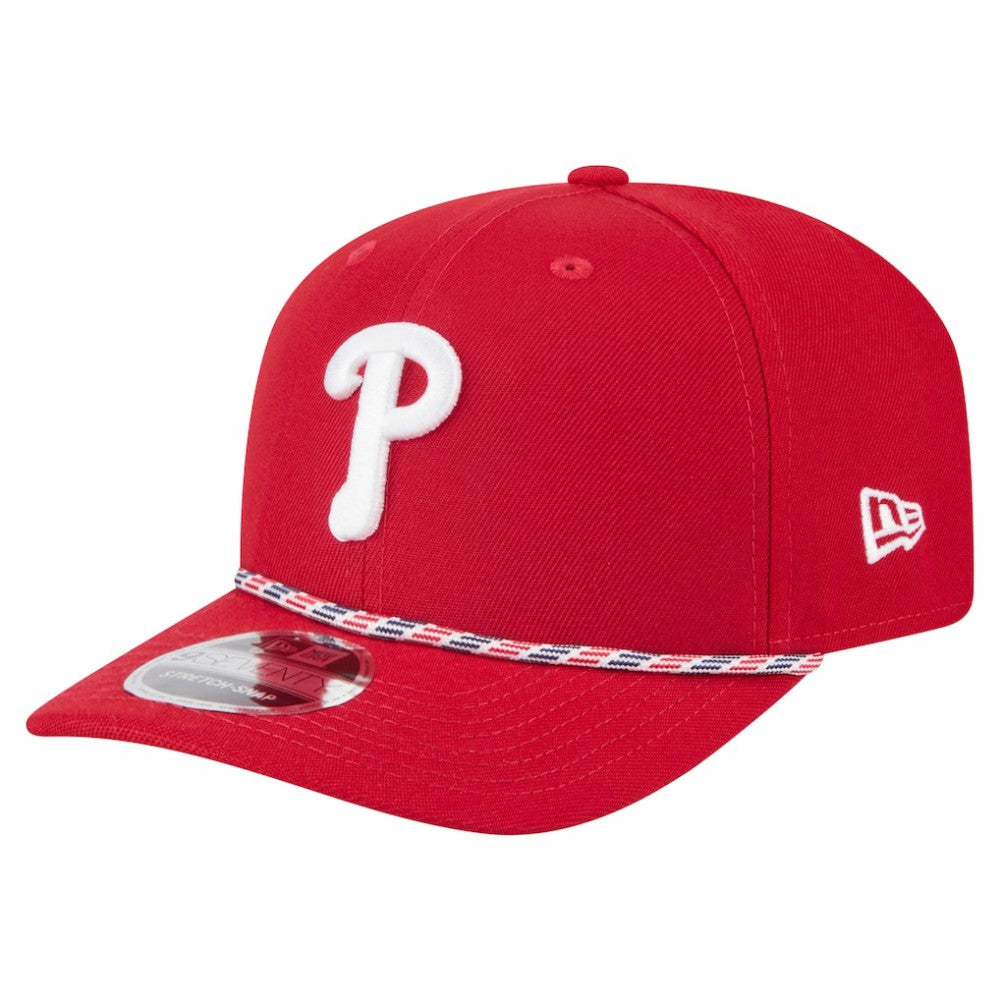 Philadelphia Phillies New Era Multi-Rope 9SEVENTY Stretch-Snap Hat - Red - New Era Discount