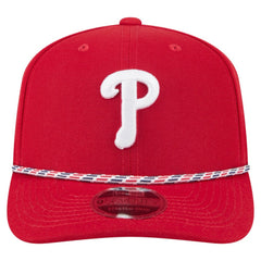Philadelphia Phillies New Era Multi-Rope 9SEVENTY Stretch-Snap Hat - Red - New Era Discount