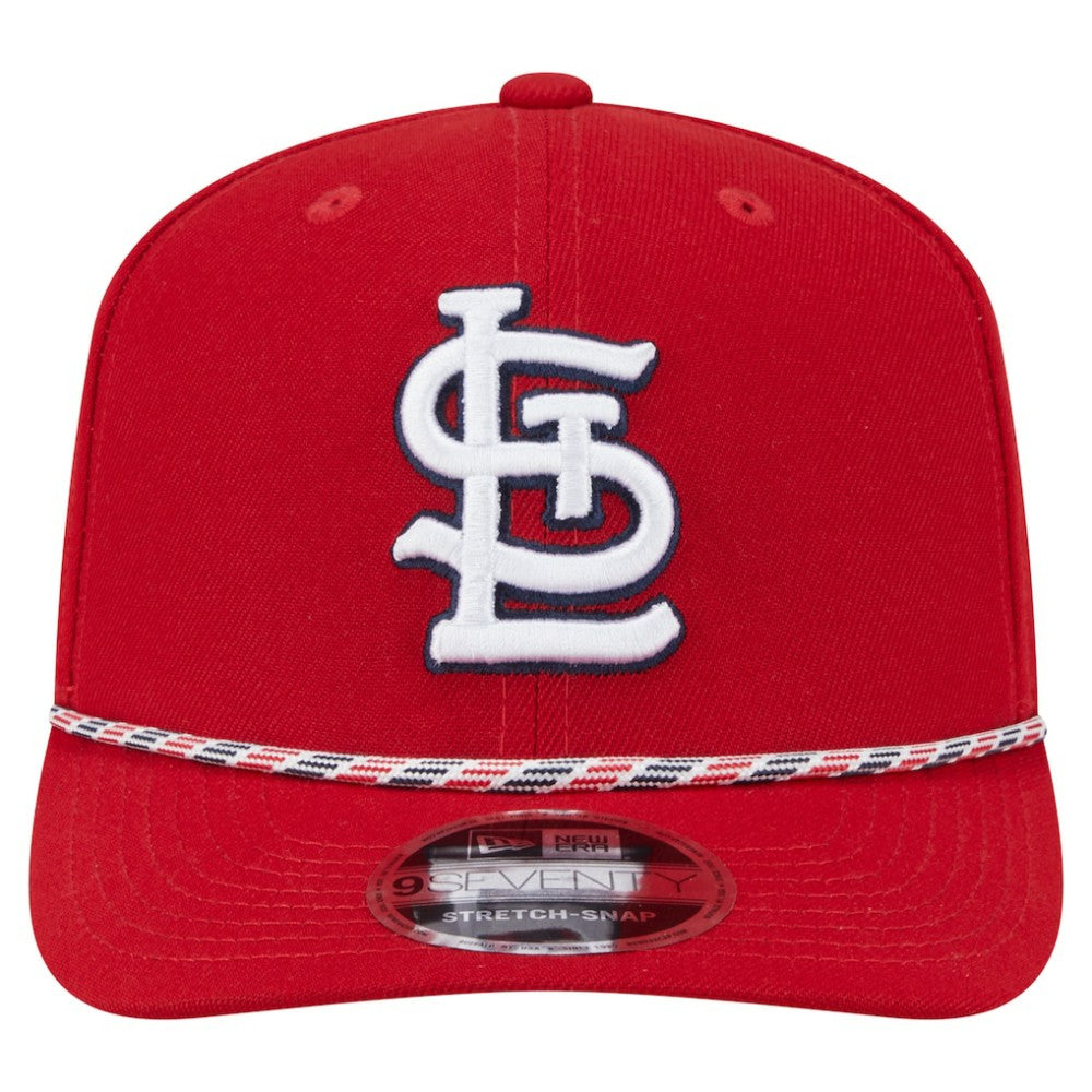 St. Louis Cardinals New Era Multi-Rope 9SEVENTY Stretch-Snap Hat - Red - New Era Online