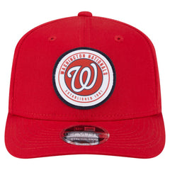 Washington Nationals New Era Circle Patch 9SEVENTY Stretch-Snap Hat - Red - New Era Discount