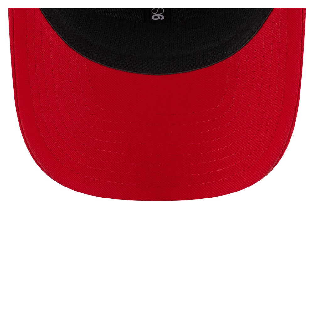 Los Angeles Angels New Era Circle Patch 9SEVENTY Stretch-Snap Hat - Red - New Era Discount