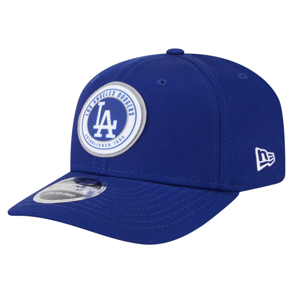 Los Angeles Dodgers New Era Circle Patch 9SEVENTY Stretch-Snap Hat - Royal - New Era Lifestyle