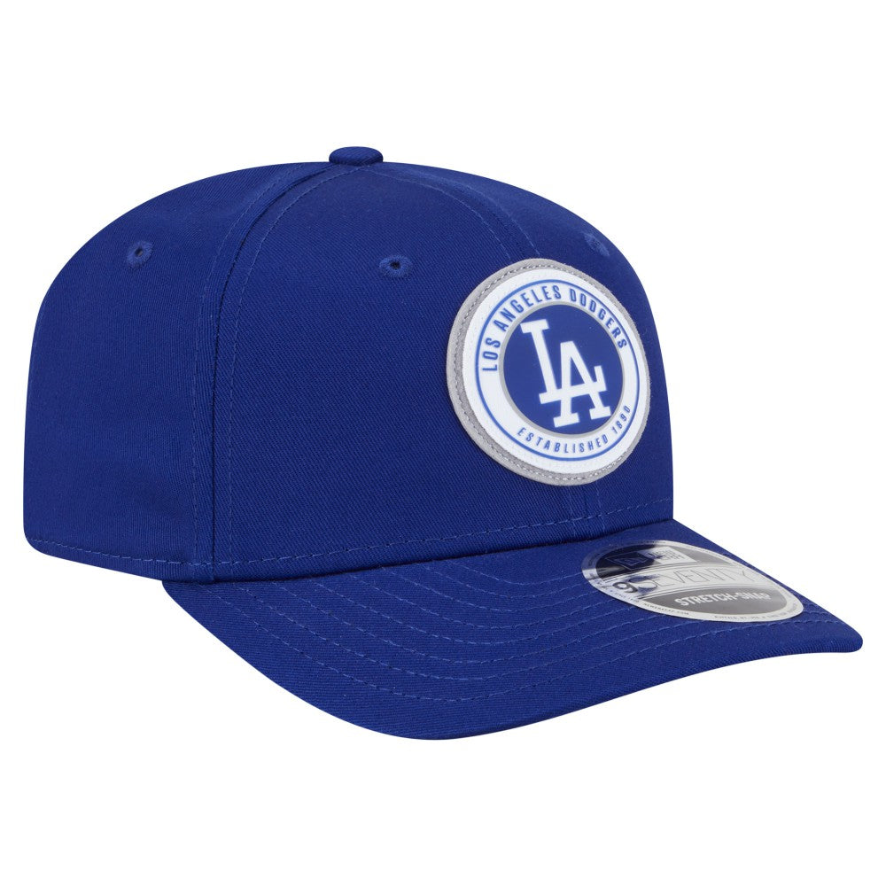Los Angeles Dodgers New Era Circle Patch 9SEVENTY Stretch-Snap Hat - Royal - New Era Lifestyle