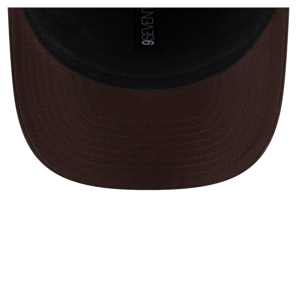 San Diego Padres New Era Circle Patch 9SEVENTY Stretch-Snap Hat - Brown - New Era Lifestyle