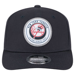 New York Yankees New Era Circle Patch 9SEVENTY Stretch-Snap Hat - Navy - New Era Online