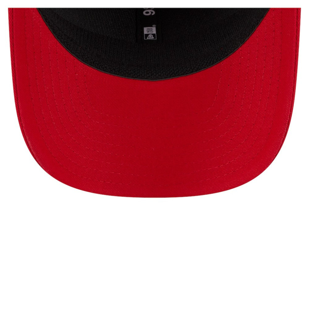Cincinnati Reds New Era Circle Patch 9SEVENTY Stretch-Snap Hat - Red - New Era Sale