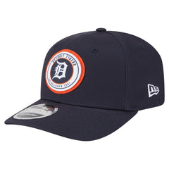 Detroit Tigers New Era Circle Patch 9SEVENTY Stretch-Snap Hat - Navy - New Era Online