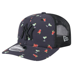 New York Yankees New Era Adventure Drinks Pattern 9SEVENTY Stretch-Snap Hat - Black - New Era on Sale