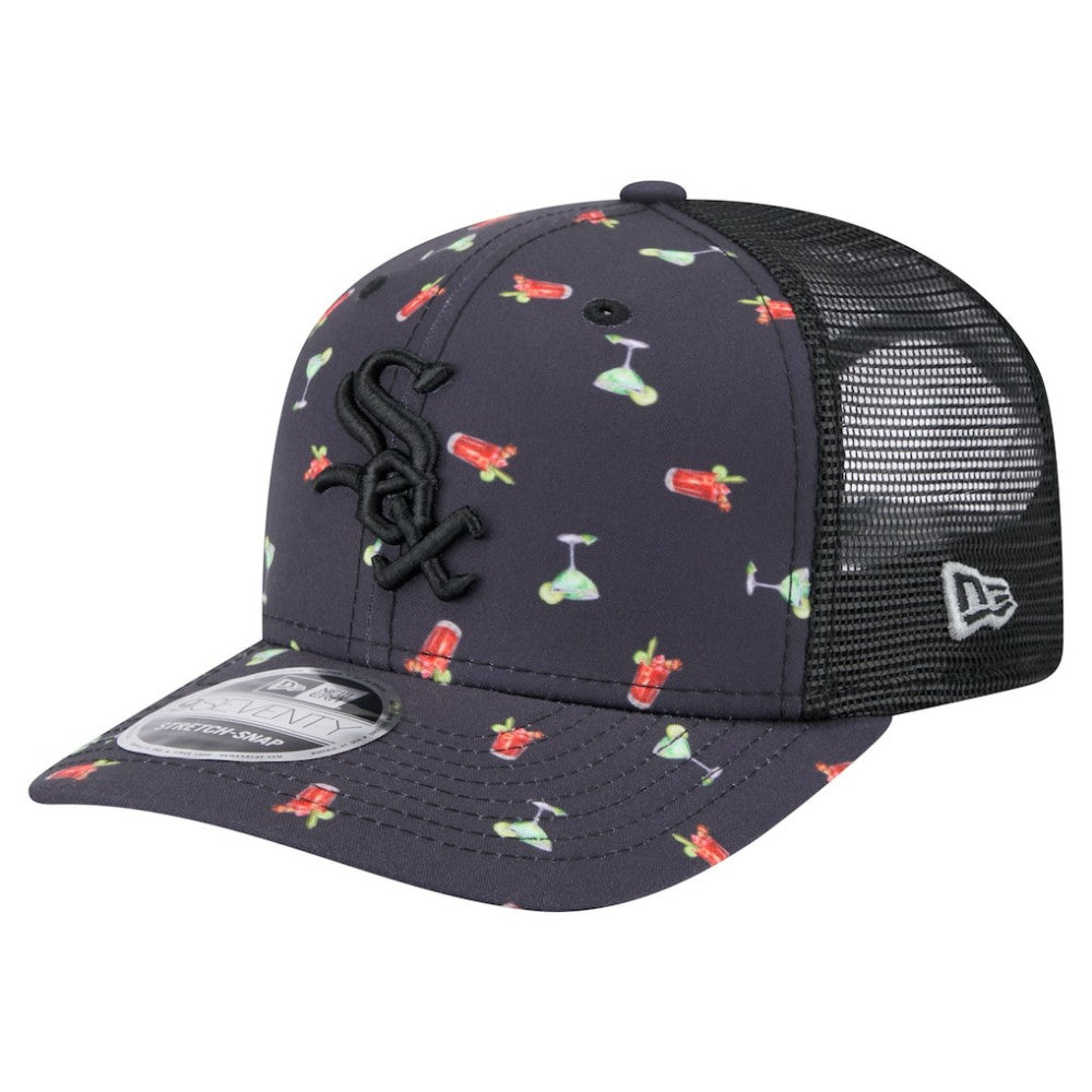 Chicago White Sox New Era Adventure Drinks Pattern 9SEVENTY Stretch-Snap Hat - Navy - New Era Online