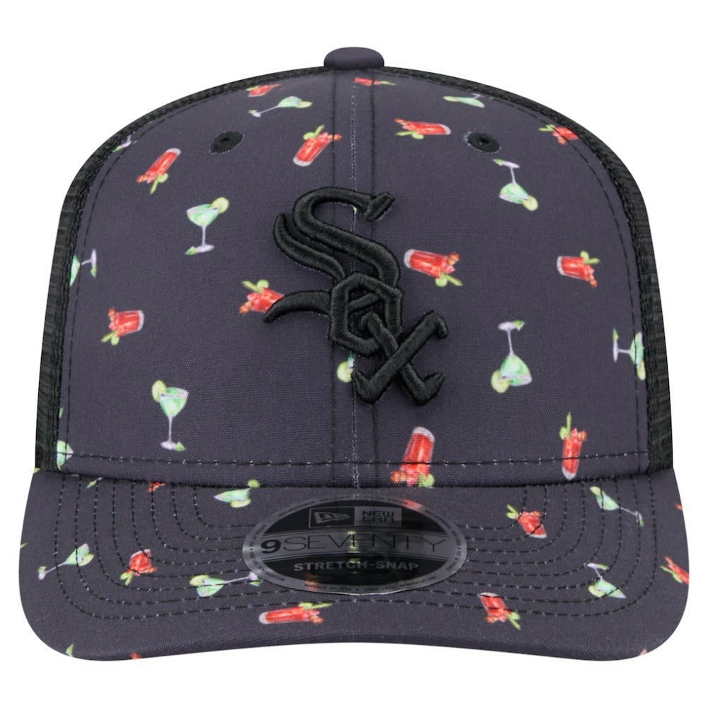 Chicago White Sox New Era Adventure Drinks Pattern 9SEVENTY Stretch-Snap Hat - Navy - New Era Online