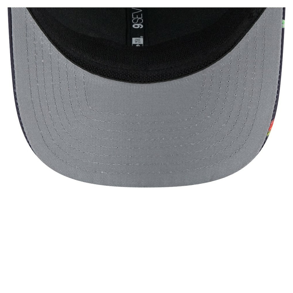 Atlanta Braves New Era Adventure Drinks Pattern 9SEVENTY Stretch-Snap Hat - Black - New Era on Sale