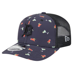 Detroit Tigers New Era Adventure Drinks Pattern 9SEVENTY Stretch-Snap Hat - Navy - New Era Online