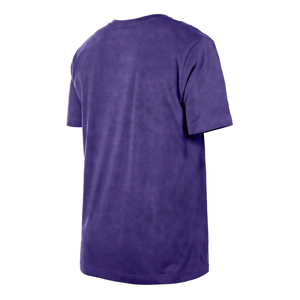 Los Angeles Lakers Throwback Vintage Boxy Mineral Wash T-Shirt Purple | New Era outlet