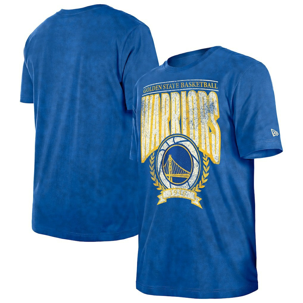 Golden State Warriors Throwback Vintage Boxy Mineral Wash T-Shirt for sale Royal | New Era discount