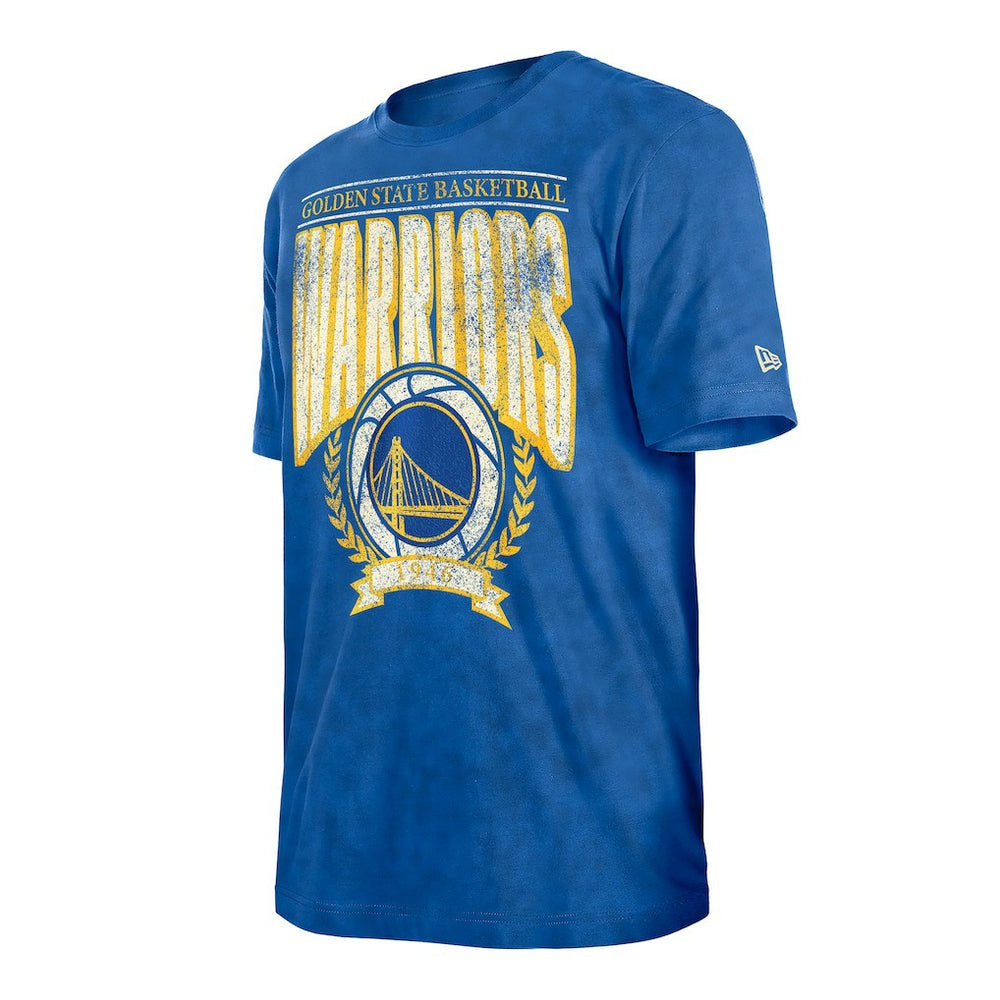 Golden State Warriors Throwback Vintage Boxy Mineral Wash T-Shirt for sale Royal | New Era discount